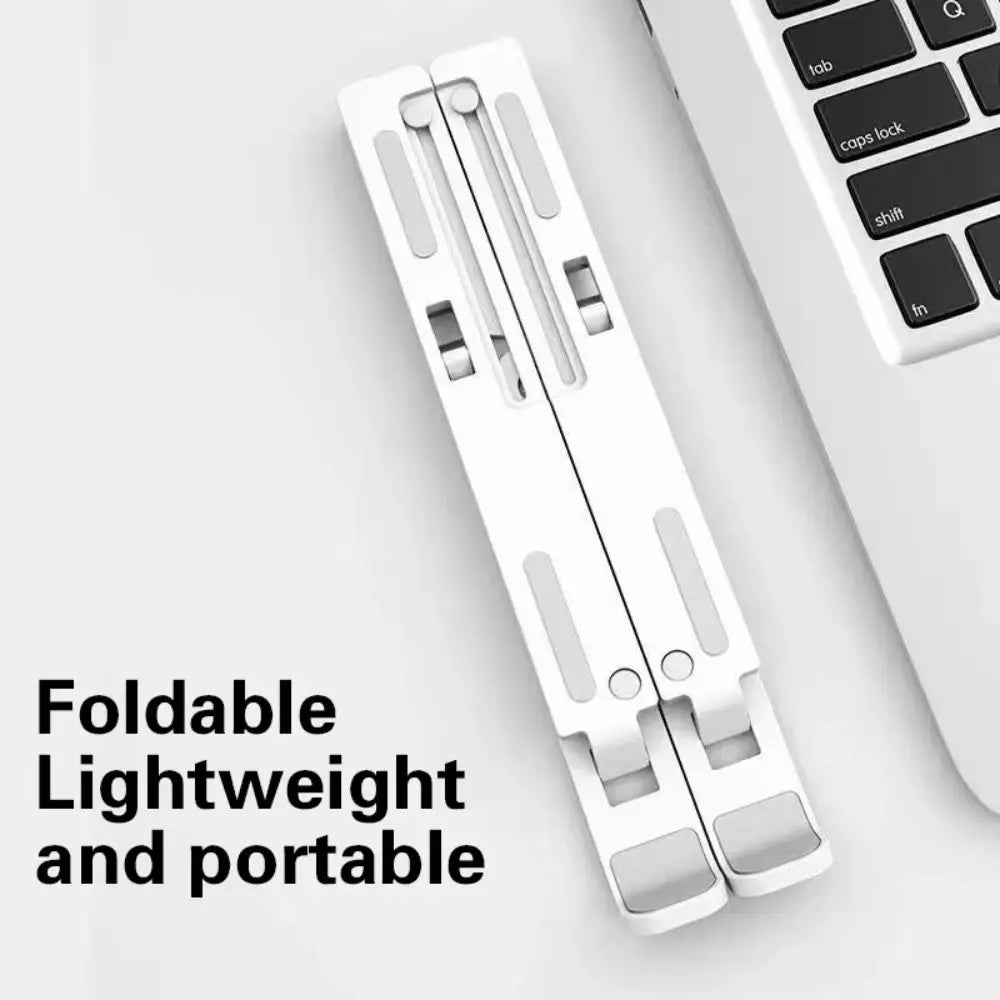 Portable Universal Laptop Stand Foldable Non-slip Notebook Holder Adjustable Laptop Cooling Base for Laptop/Tablet/phone