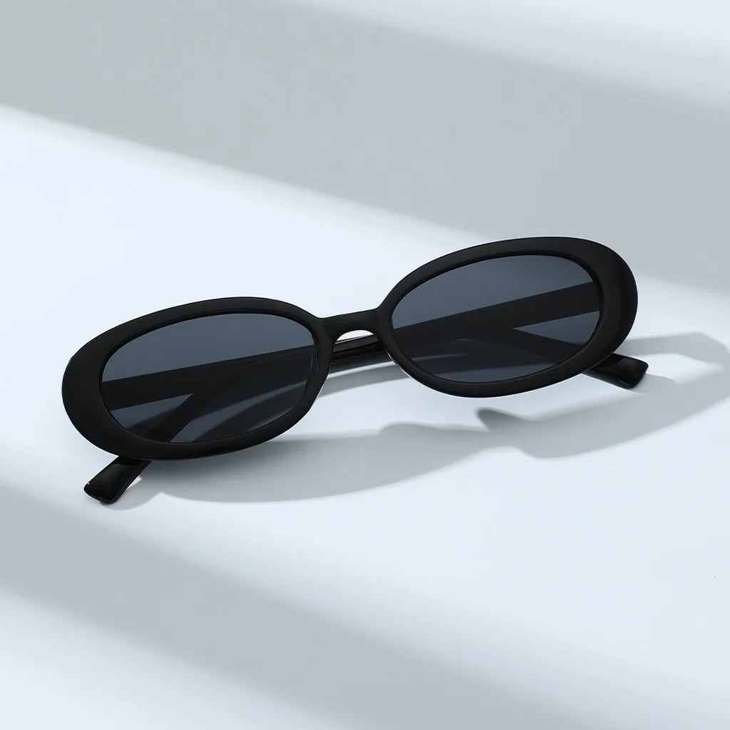 Oval Sunglasses Women Vintage Small Frame Sun Glasses Retro Leopard Shades Aesthetic Streetwear Trendy Eyewear UV400