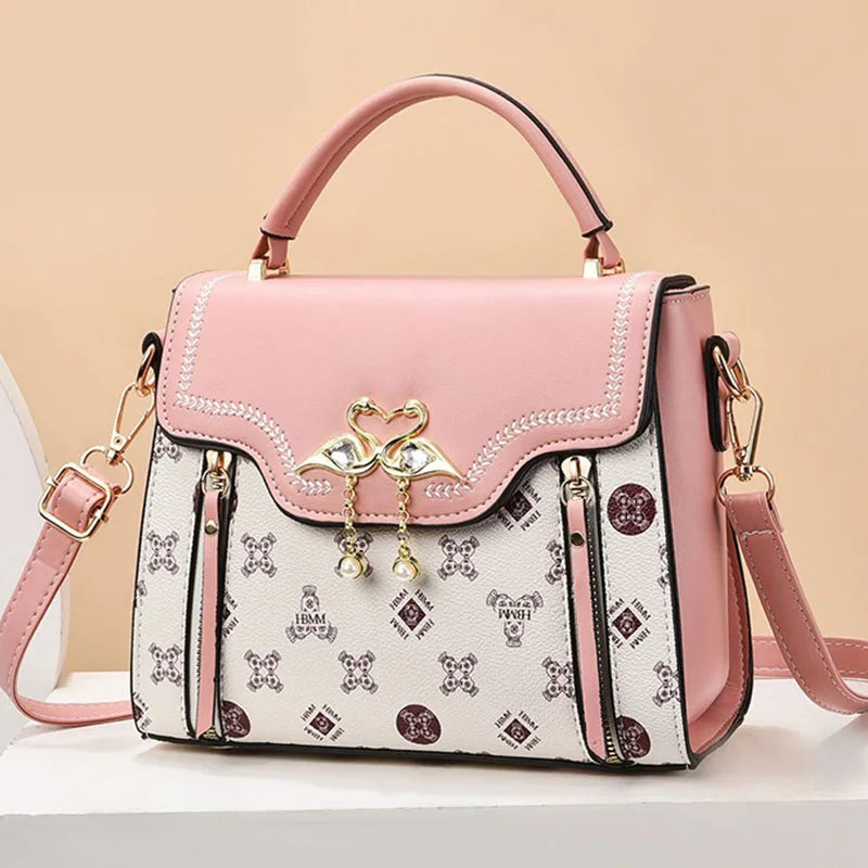 New Women bag tote Handbag bag for women Shoulder bag Crossbody Bag Cartoon Sprite printed one-shoulder cross bag