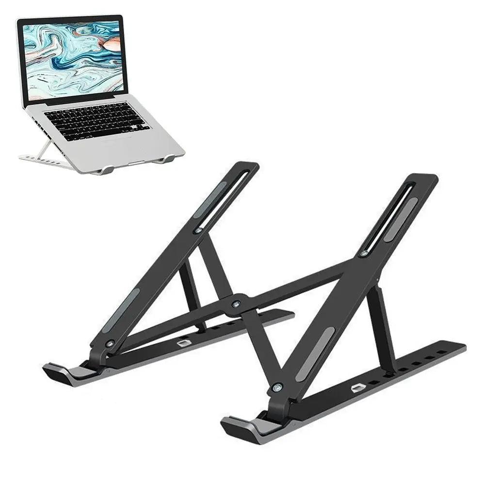 Portable Universal Laptop Stand Foldable Non-slip Notebook Holder Adjustable Laptop Cooling Base for Laptop/Tablet/phone