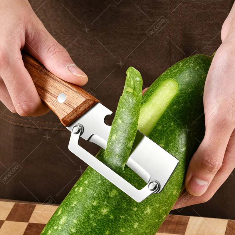3-in-1MultiFunction Kitchen Peeler Stainless Steel Vegetable Peeler Fruit Knife Bottle Opener Kitchen-Specific Peeler Slicing