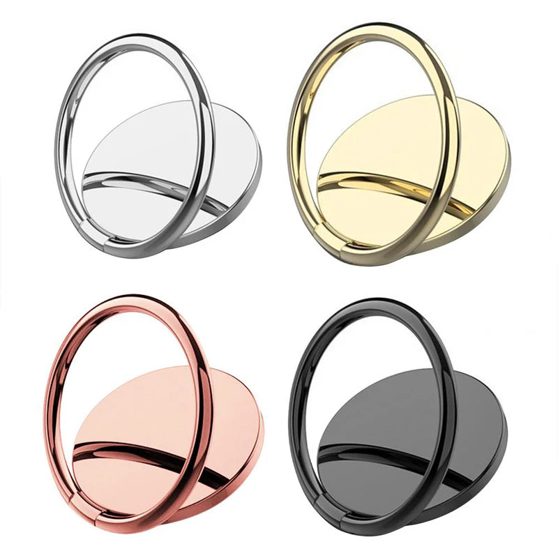 2pcs Hot Sale 360 Degree Rotating For Magnetic Car Ring Holder Grip Socket Finger Ring Stand Holder Phone